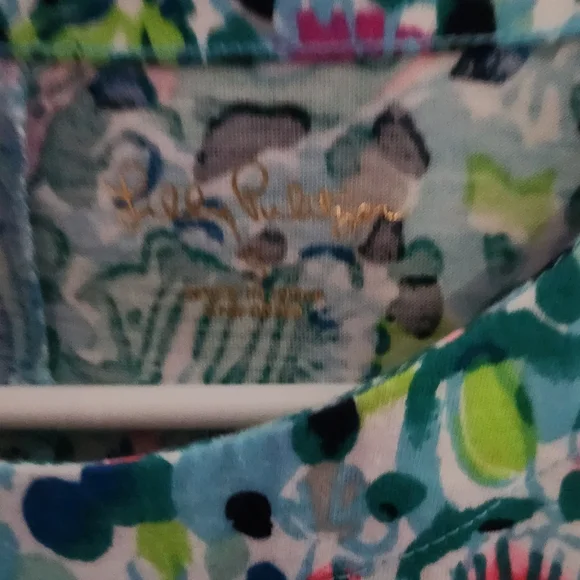 Lilly Pulitzer Diann Long Sleeve Mini Dress Smocked Printed Cotton S - Picture 4 of 8